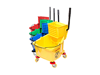 Mop Bucket With Side Press Wringer